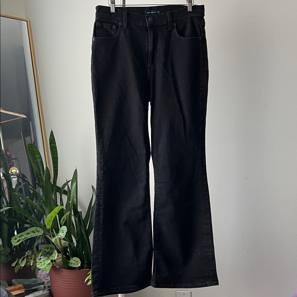 Aeropostale high rise Black Flare Jeans 12 x 32